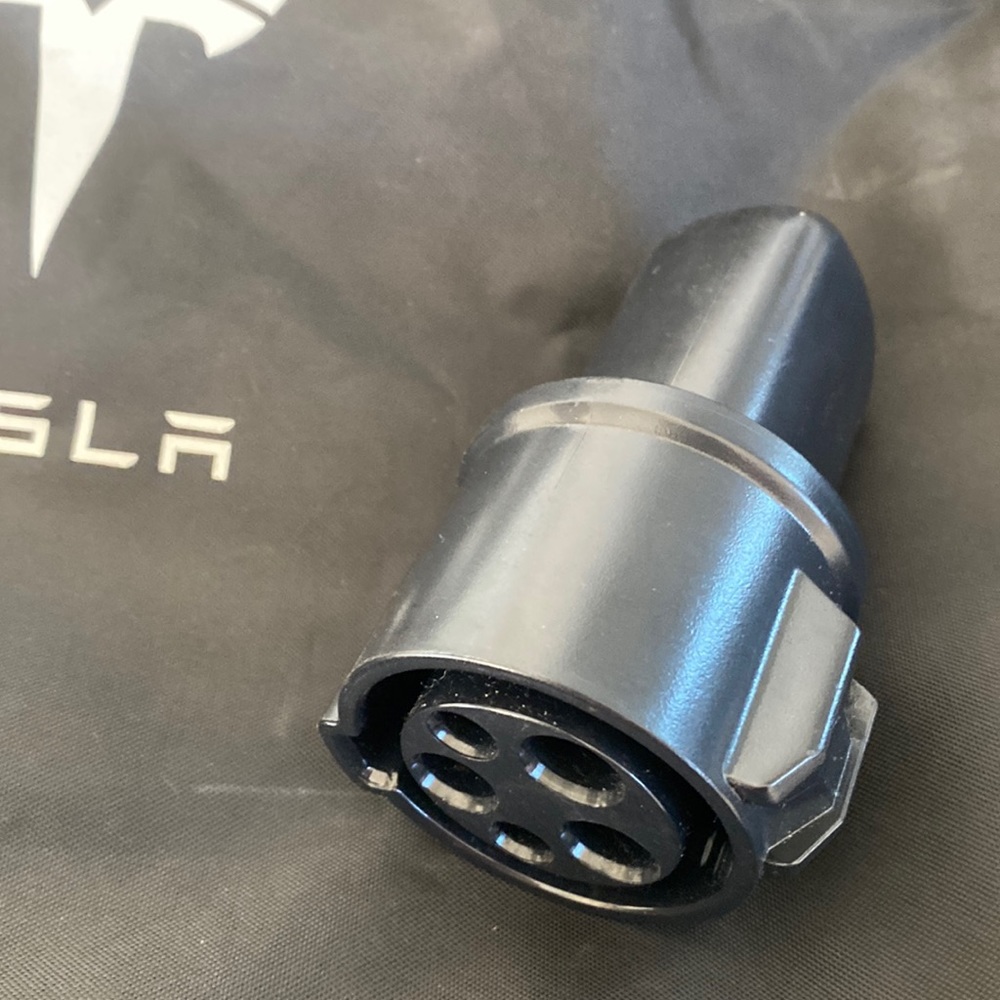 Tesla J1772 Charger adapter never used